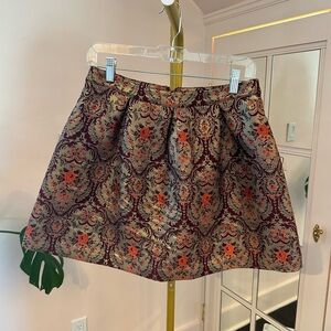 Urban Outfitters Brocade Skater Skirt- Size 4